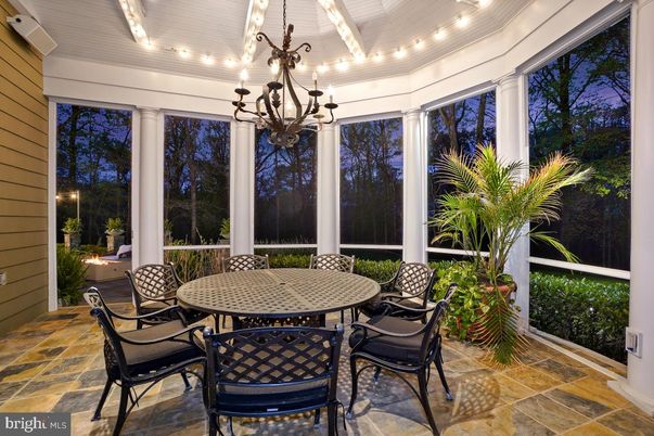 Chandelier, Dining room, Interior, Sun Room
