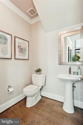 Bathroom, Interior, Wood Texture Flooring