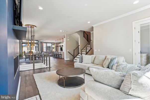 Dining room, Interior, Kitchen, Living room, Pendant Lights, Recessed Lighting, Wood Texture Flooring