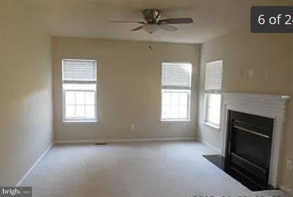 Empty room, Fireplace, Interior