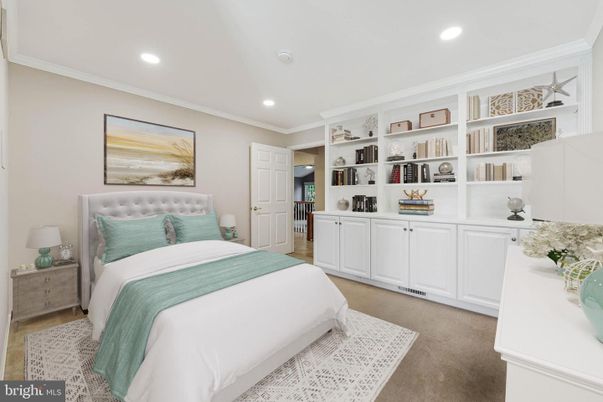 Bedroom, Interior, Recessed Lighting