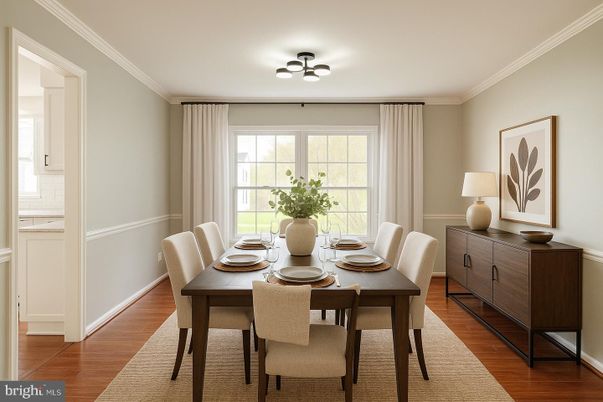 Dining room, Interior, Wood Texture Flooring