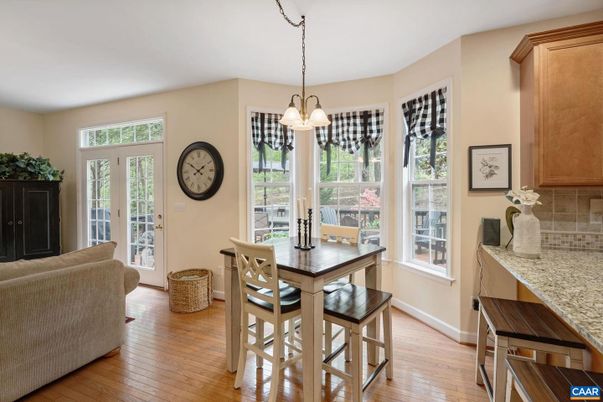 Chandelier, Dining room, Interior, Pendant Lights, Wood Texture Flooring