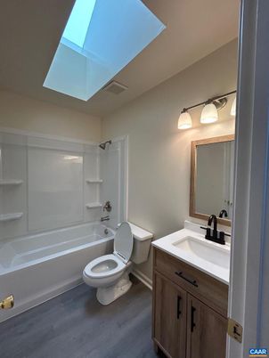 Bathroom, Interior, Wood Texture Flooring