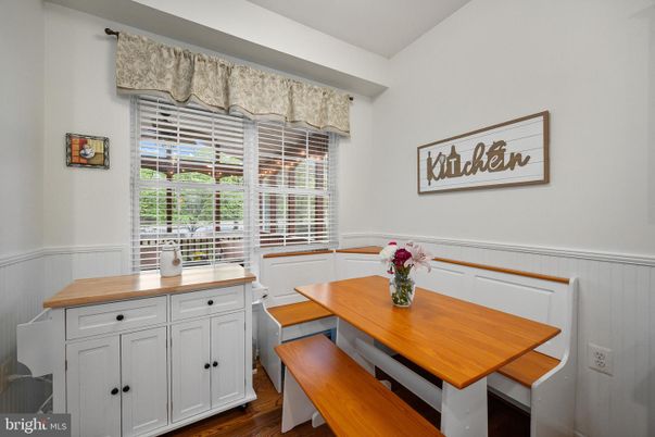 Dining room, Interior, Wood Texture Flooring