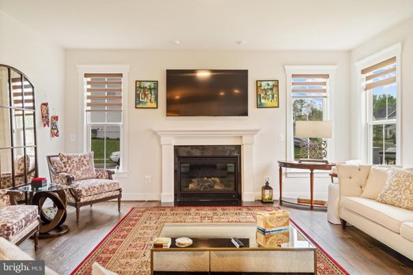 Fireplace, Interior, Living room, Wood Texture Flooring