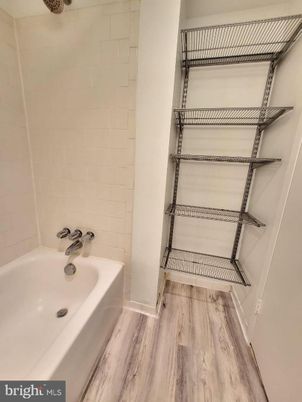 Bathroom, Interior, Wood Texture Flooring