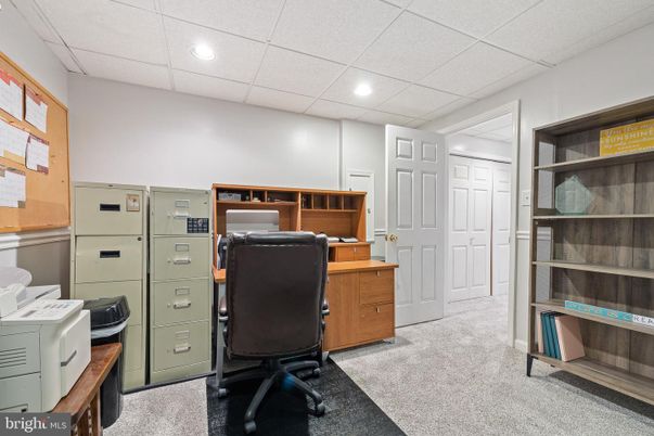 Home Office, Interior, Recessed Lighting