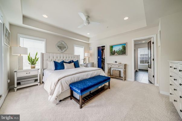Bedroom, Interior, Recessed Lighting