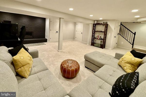 Interior, Living room, Recessed Lighting