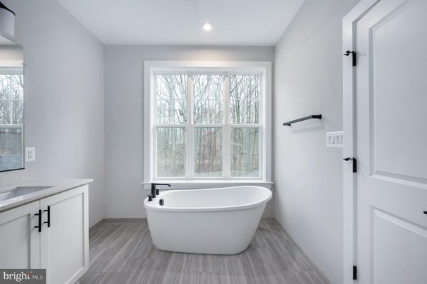 Bathroom, Free Standing Baths, Interior, Recessed Lighting
