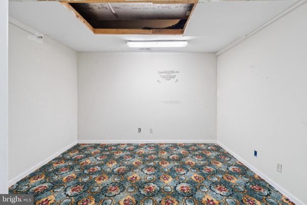 Empty room, Interior