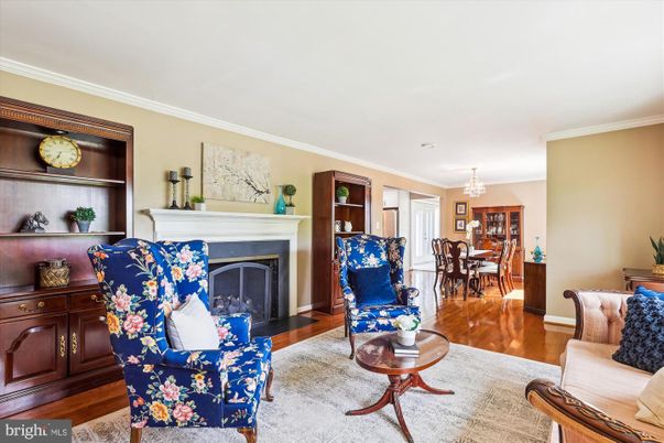 Chandelier, Dining room, Fireplace, Interior, Living room, Wood Texture Flooring