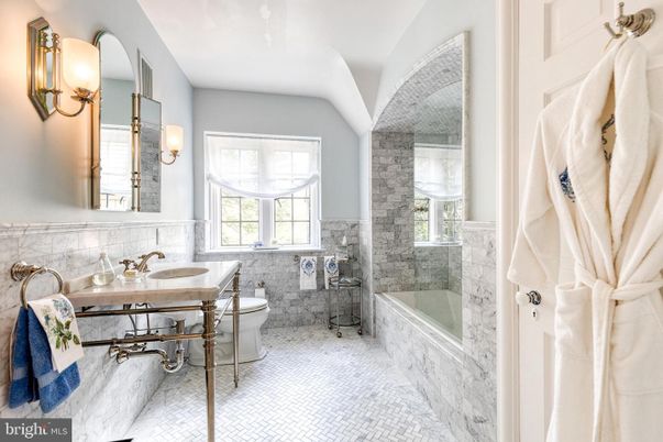 Bathroom, Glass Shower, Interior, Marble