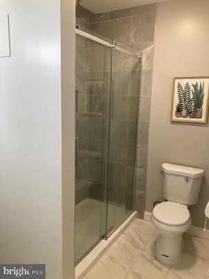 Bathroom, Glass Shower, Interior, Marble