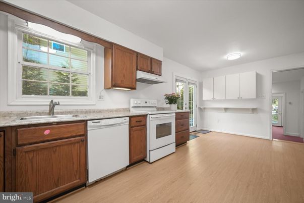 Interior, Kitchen, Wood Texture Flooring