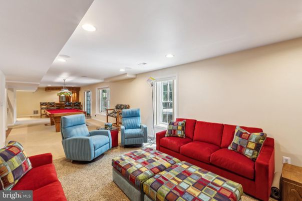 Billiard Table, Game Room, Interior, Living room, Pendant Lights, Recessed Lighting