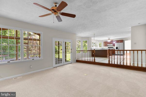 Empty room, Interior, Kitchen, Pendant Lights