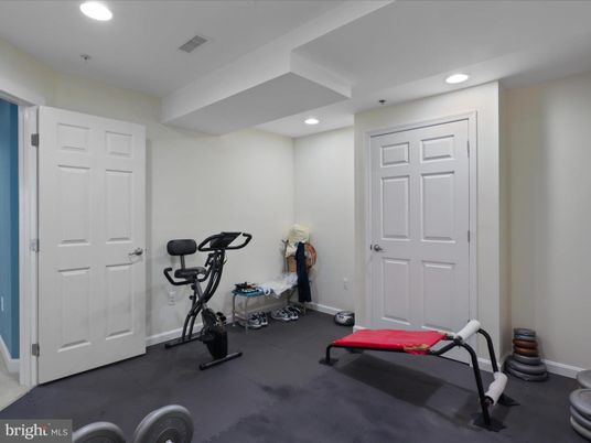 Fitness Equipment, Interior, Recessed Lighting