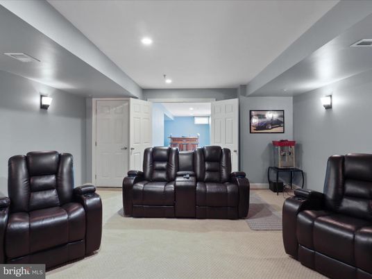 Home Theatre Room, Interior, Recessed Lighting, Theatre Room