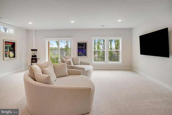 Interior, Living room, Recessed Lighting