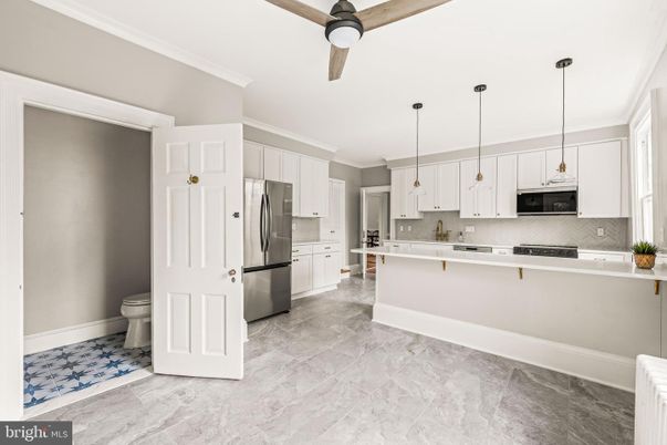 Interior, Kitchen, Pendant Lights, Stainless Steel Appliances