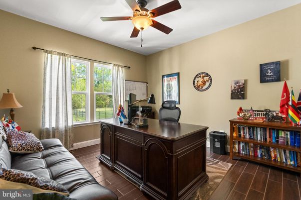 Home Office, Interior, Wood Texture Flooring