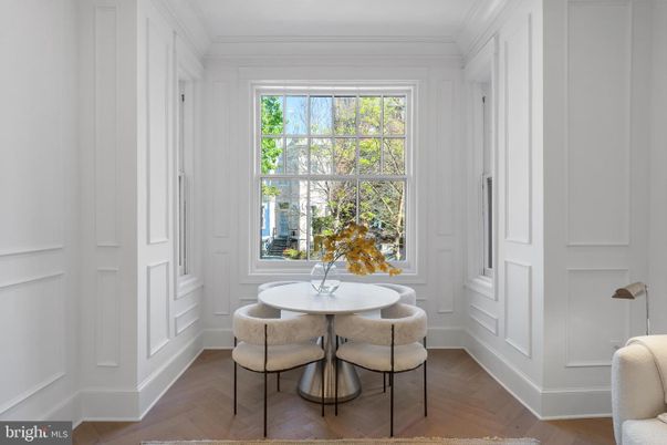 Dining room, Interior, Wood Texture Flooring