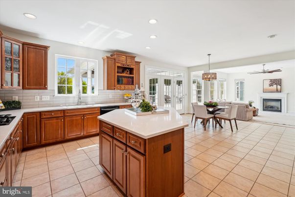 Dining room, Fireplace, Interior, Kitchen, Pendant Lights, Recessed Lighting