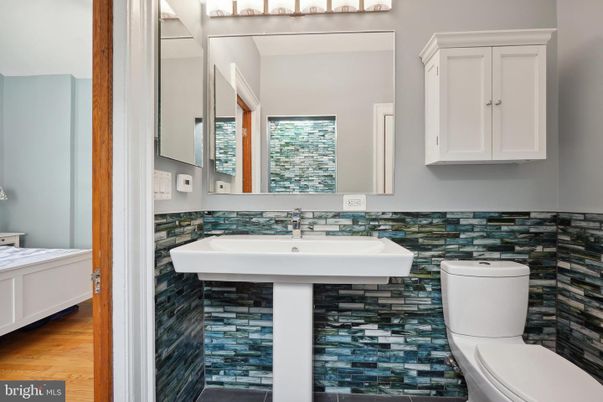 Bathroom, Interior, Wood Texture Flooring