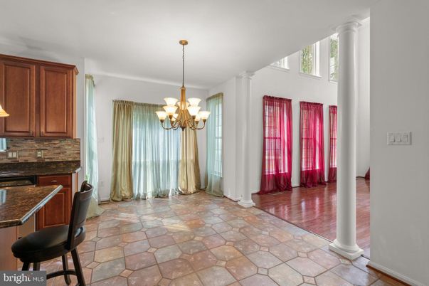 Chandelier, Fireplace, Interior