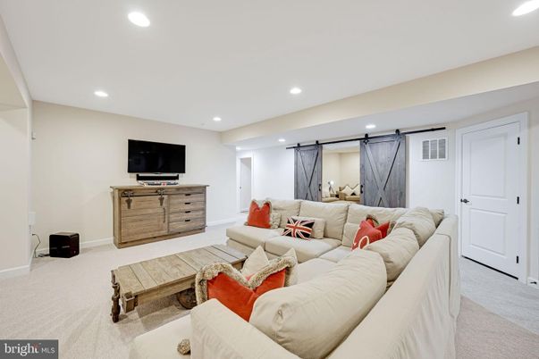 Interior, Living room, Recessed Lighting