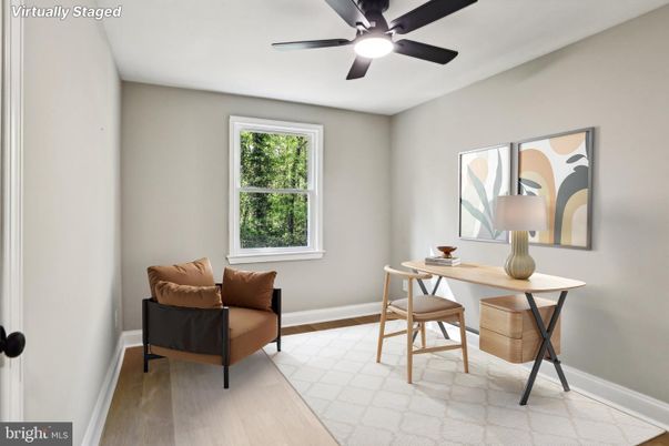Home Office, Interior, Wood Texture Flooring