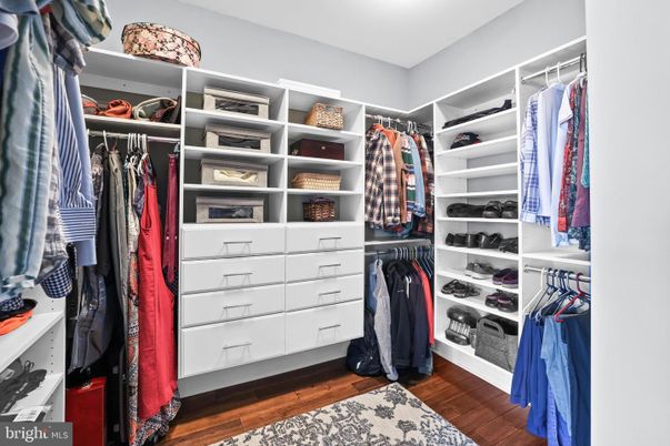 Interior, Walk-in Closets, Wood Texture Flooring
