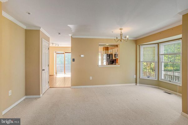 Chandelier, Empty room, Interior