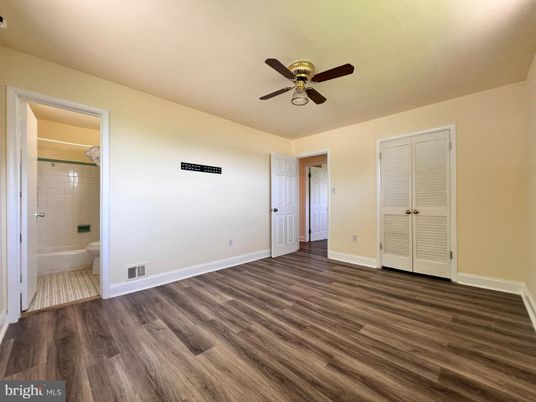 Bathroom, Empty room, Interior, Wood Texture Flooring