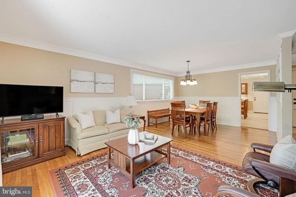 Dining room, Interior, Living room, Pendant Lights, Wood Texture Flooring