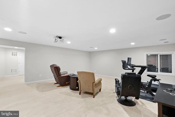 Fitness Equipment, Home Office, Interior, Recessed Lighting