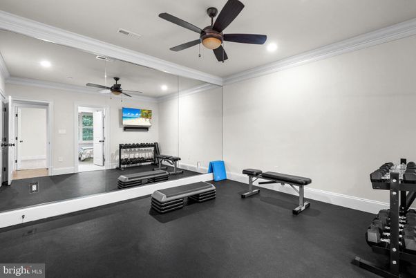 Fitness Equipment, Interior, Recessed Lighting