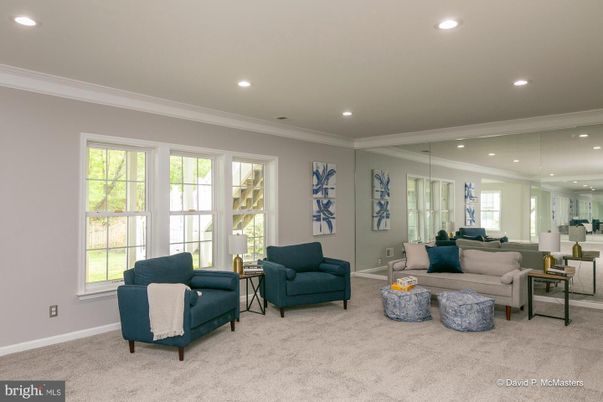 Interior, Living room, Recessed Lighting