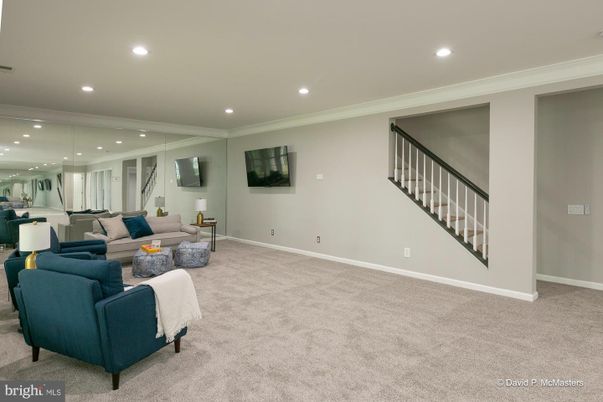 Interior, Living room, Recessed Lighting