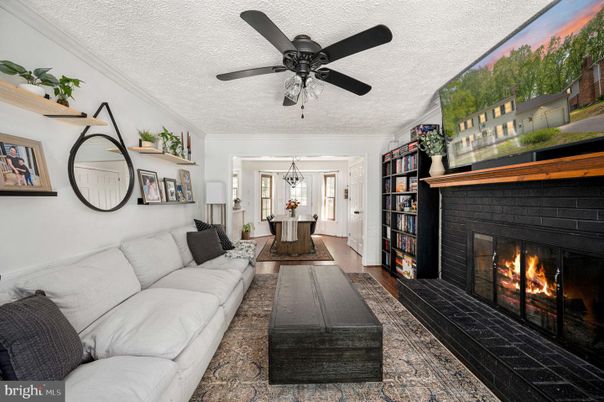 Fireplace, Interior, Living room, Wood Texture Flooring