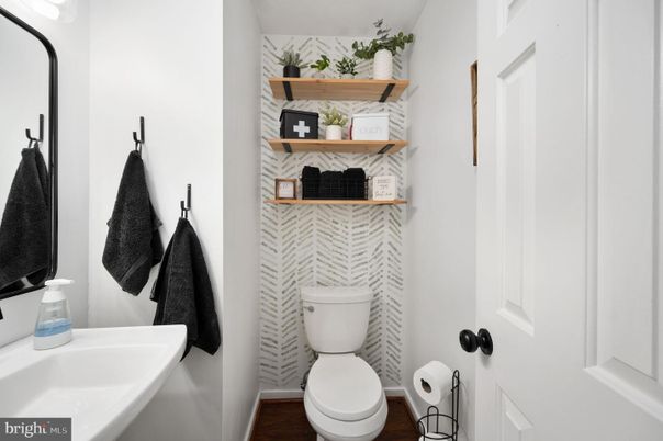 Bathroom, Interior, Wood Texture Flooring