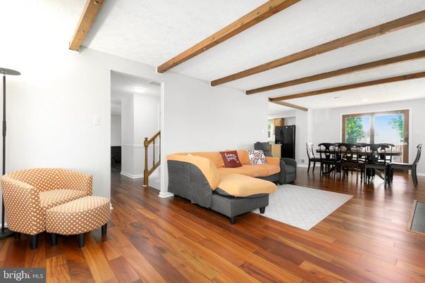 Dining room, Interior, Living room, Wooden Beams, Wood Texture Flooring