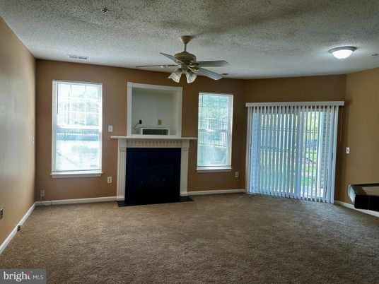 Empty room, Fireplace, Interior