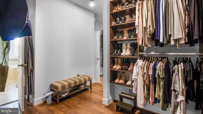 Interior, Recessed Lighting, Walk-in Closets, Wood Texture Flooring