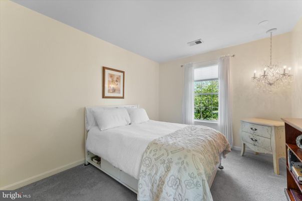 Bedroom, Chandelier, Interior