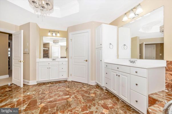 Bathroom, Chandelier, Dual Sink Vanities, Interior