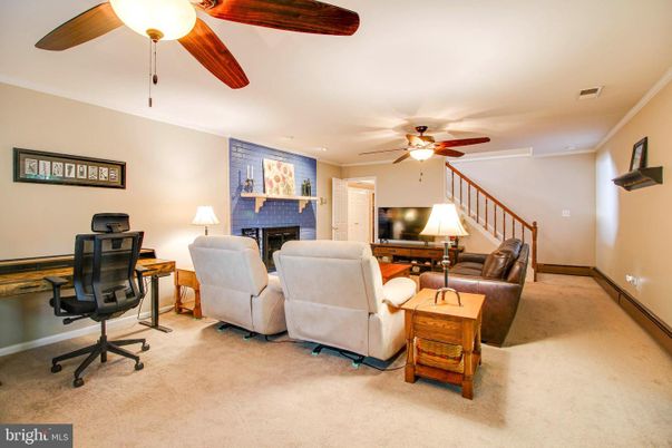 Fireplace, Home Office, Interior, Living room