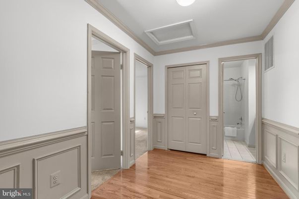 Bathroom, Empty room, Interior, Wood Texture Flooring